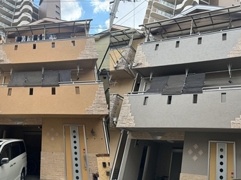 大阪市 外壁屋根塗装 リコテック 施工事例